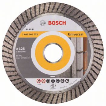 Bosch Diamanttrennscheibe Ø 125 mm  Best for Universal Turbo  2608602672