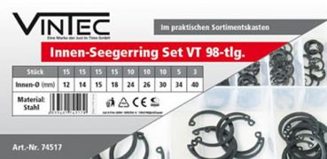 Vintec Innen - Seegerring VT 98 Set 98-tlg.  74517