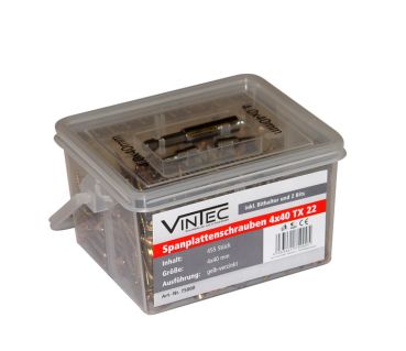 Vintec Spanplatten - Schrauben 4 x 40 / 22 Torx  75000