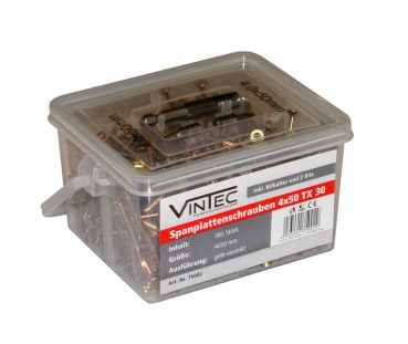 Vintec Spanplatten - Schrauben 4 x 50 / 30 Torx  75002