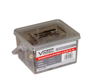 Vintec Spanplatten - Schrauben 4,5 x 50 / 30 Torx  75006
