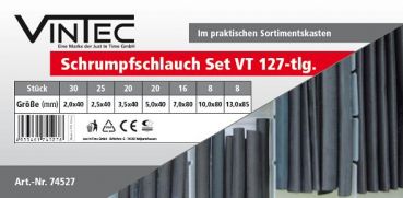 Vintec Schrumpfschlauch Sortiment VT 127  127-tlg.  74527