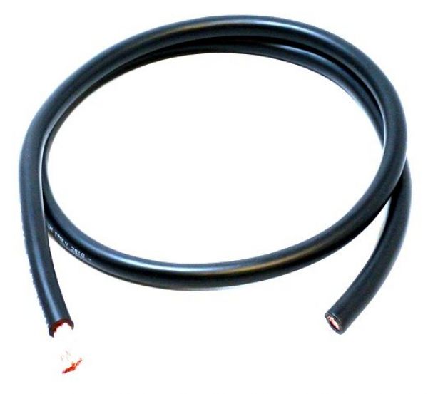 PVC Leitung für Überbrückungskabel, Ladekabel 35 mm² schwarz